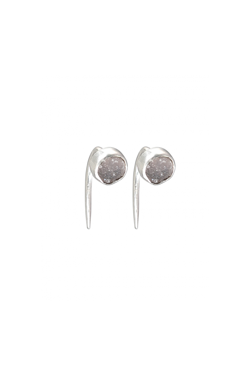 mute earstuds - silver