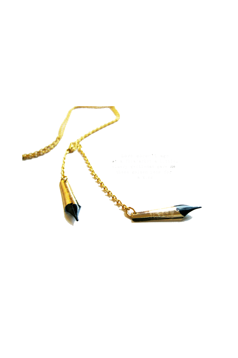 Golden Story Necklace
