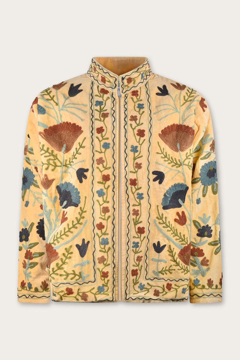 Bestickte Jacke – velvet suzani 