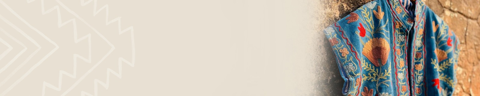 Geborduurde suzani jasjes