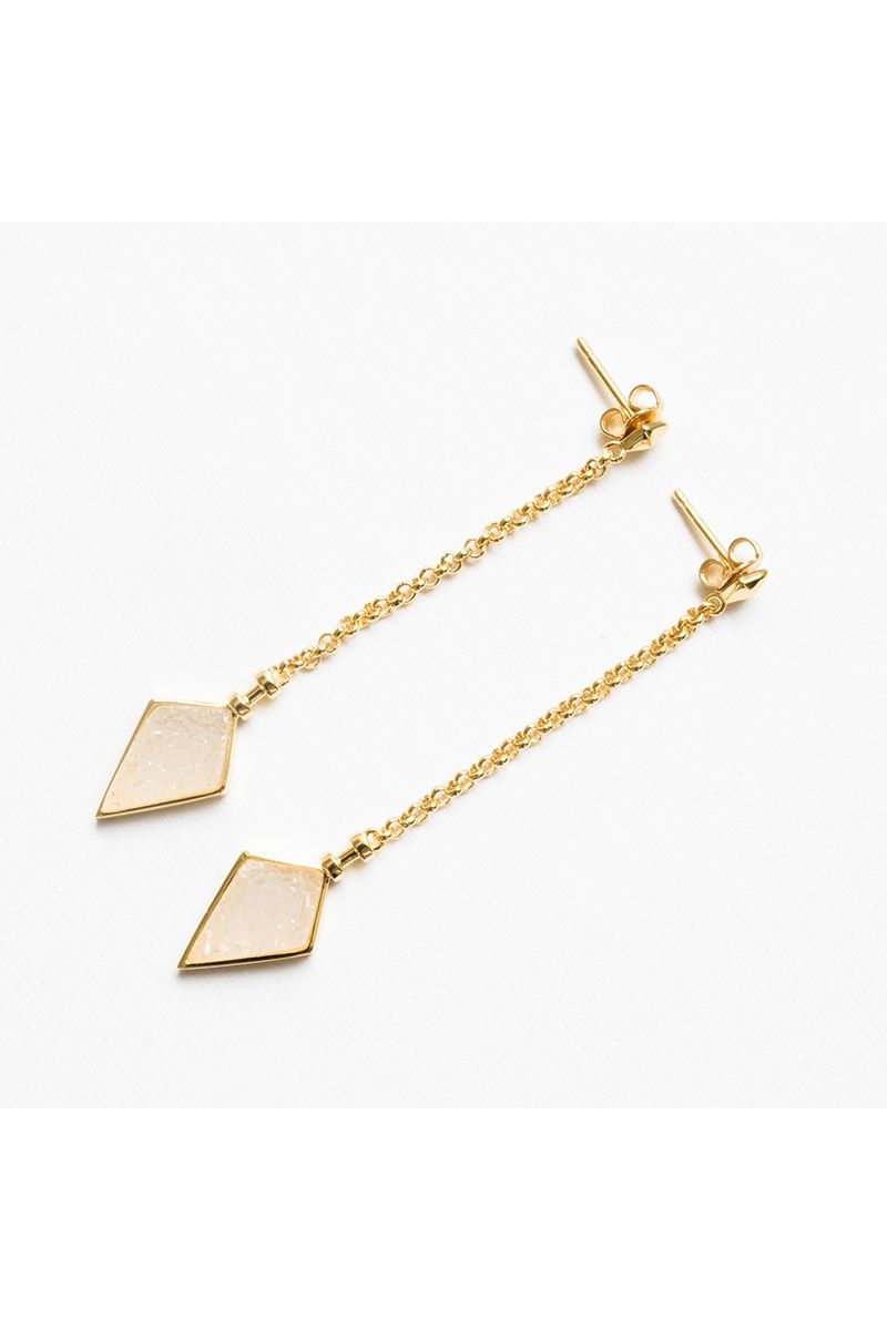 bright earring hangers - gold