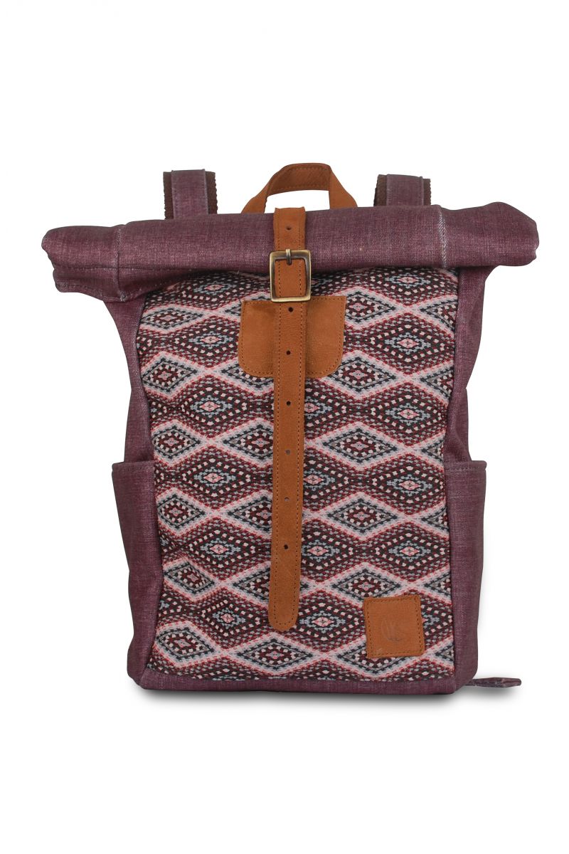 Roll top adjustable  backpack Large