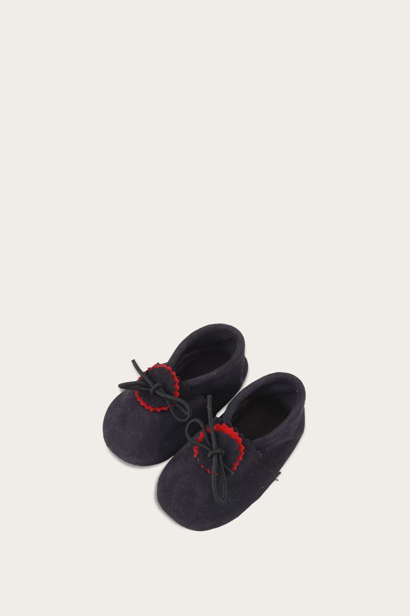 Blue baby mocassin