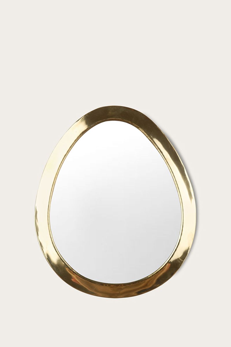 Oval Brass Mirror Kasbah