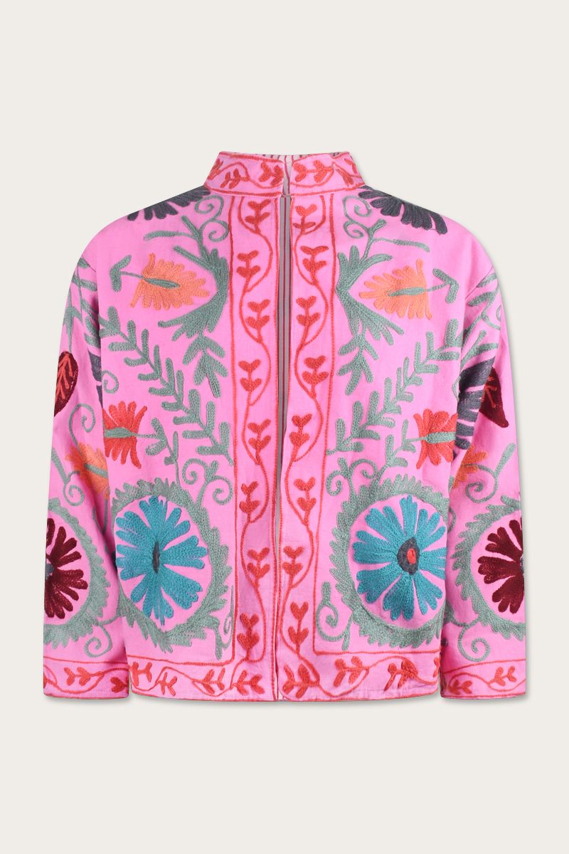 Embroidery Jacket – Pink