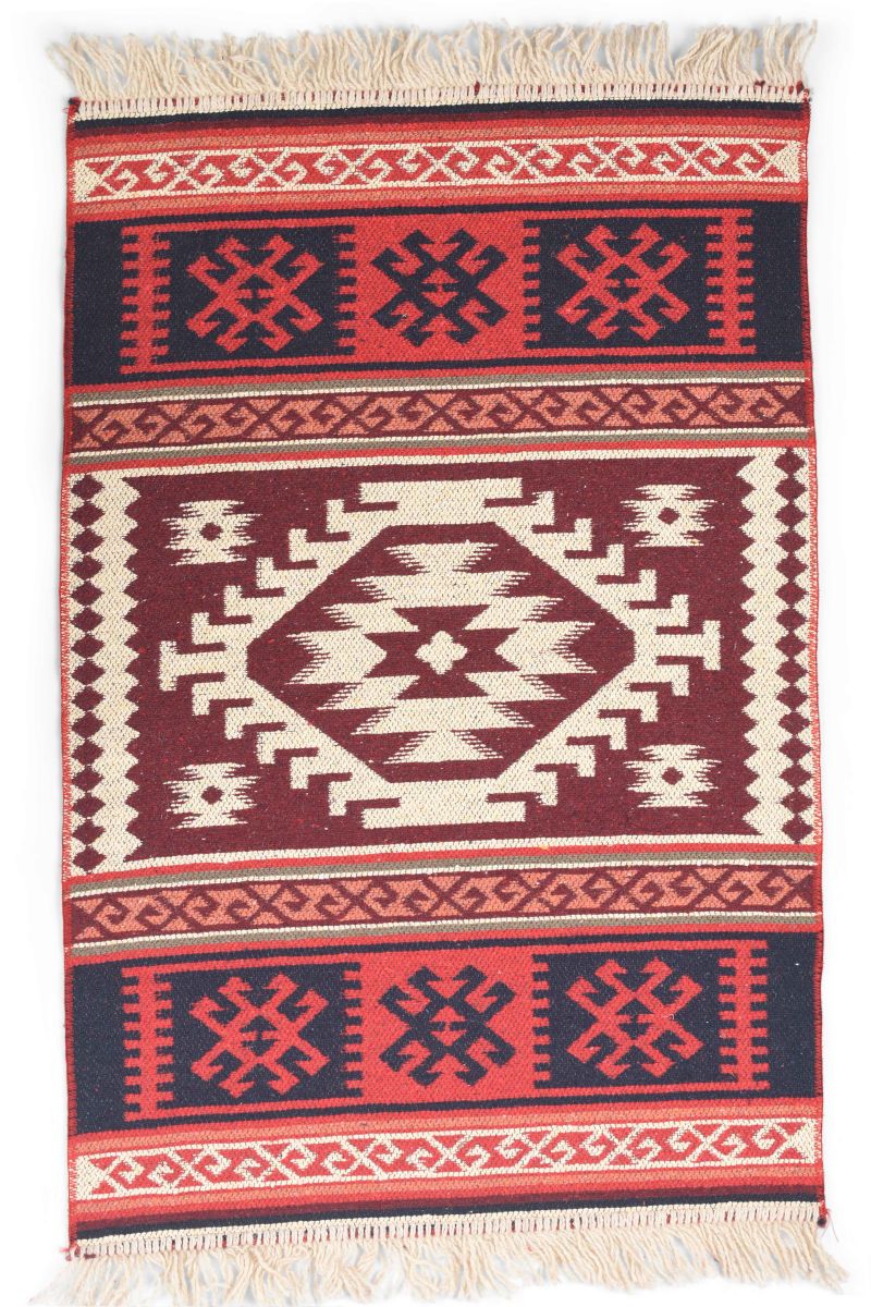 kilim rug - bathroom