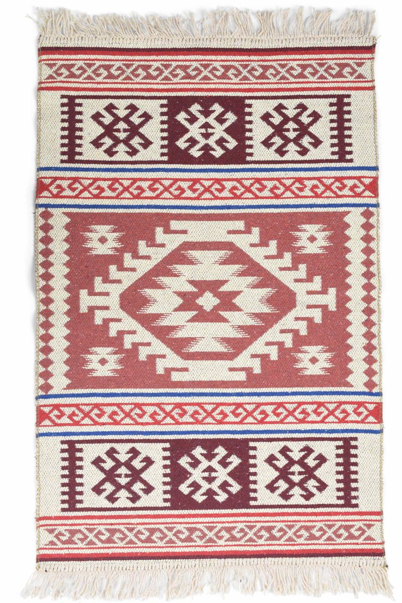 kilim rug - bathroom