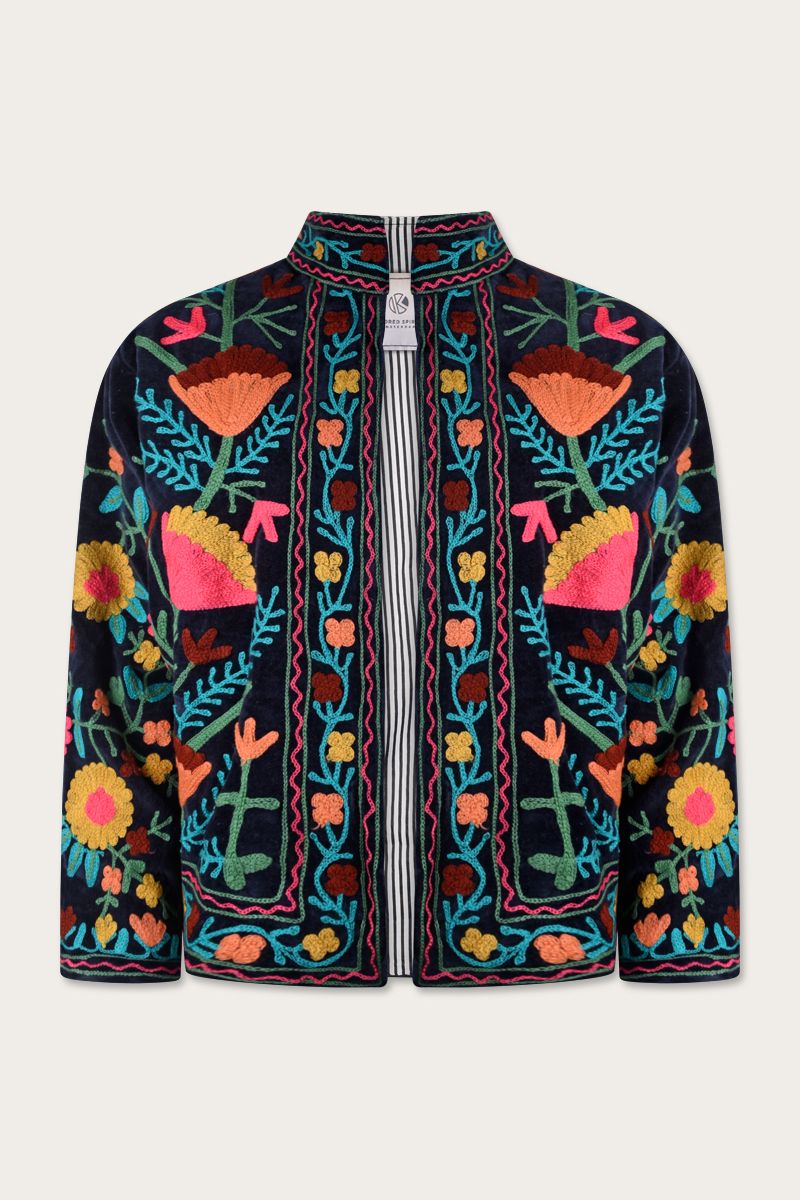 Embroidery Jacket - velvet suzani 