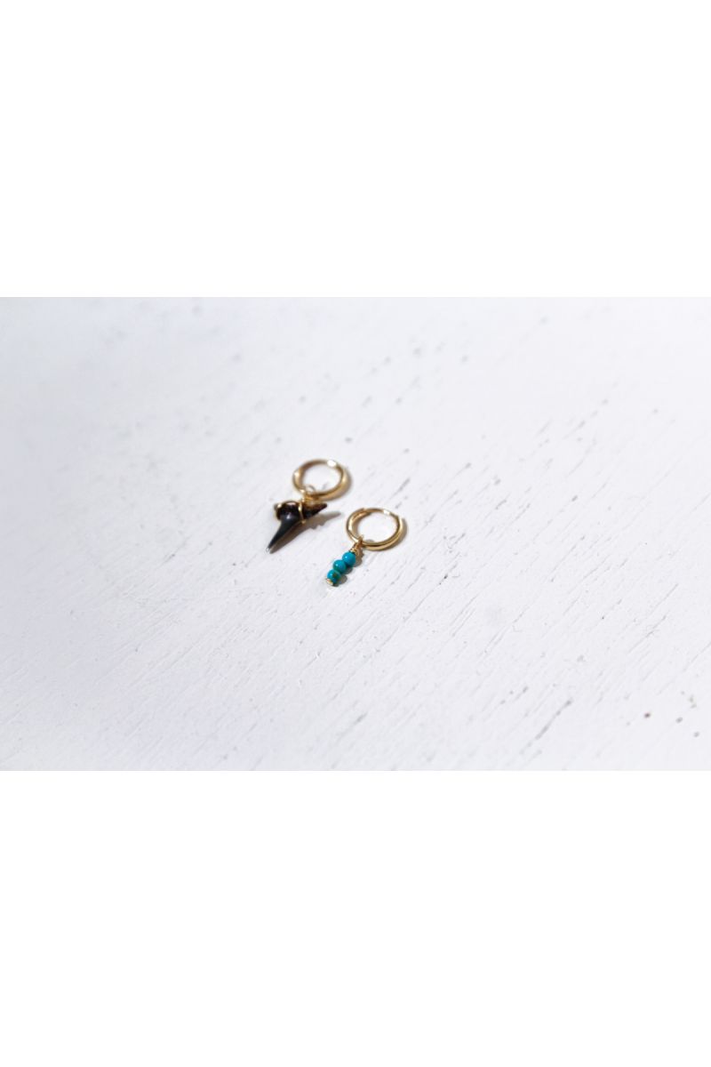 hoop earring set - gold