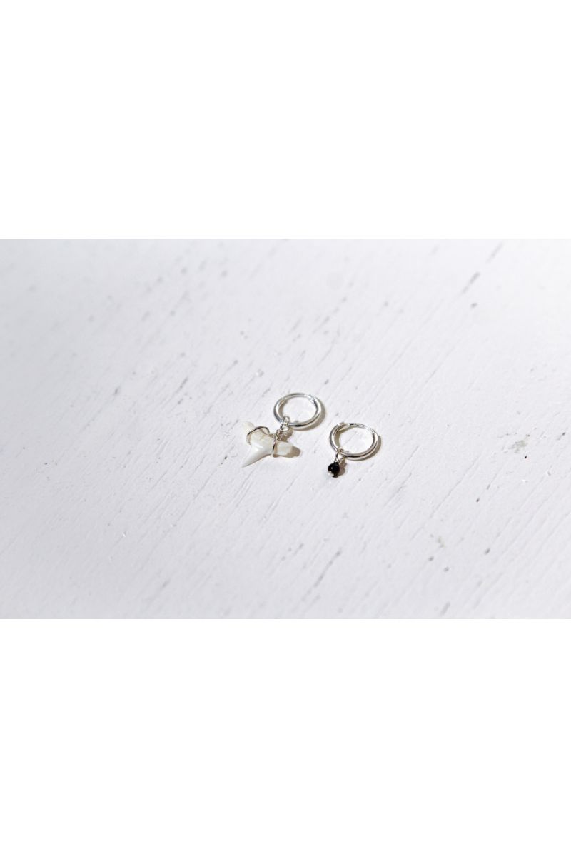 hoop earring set - silver