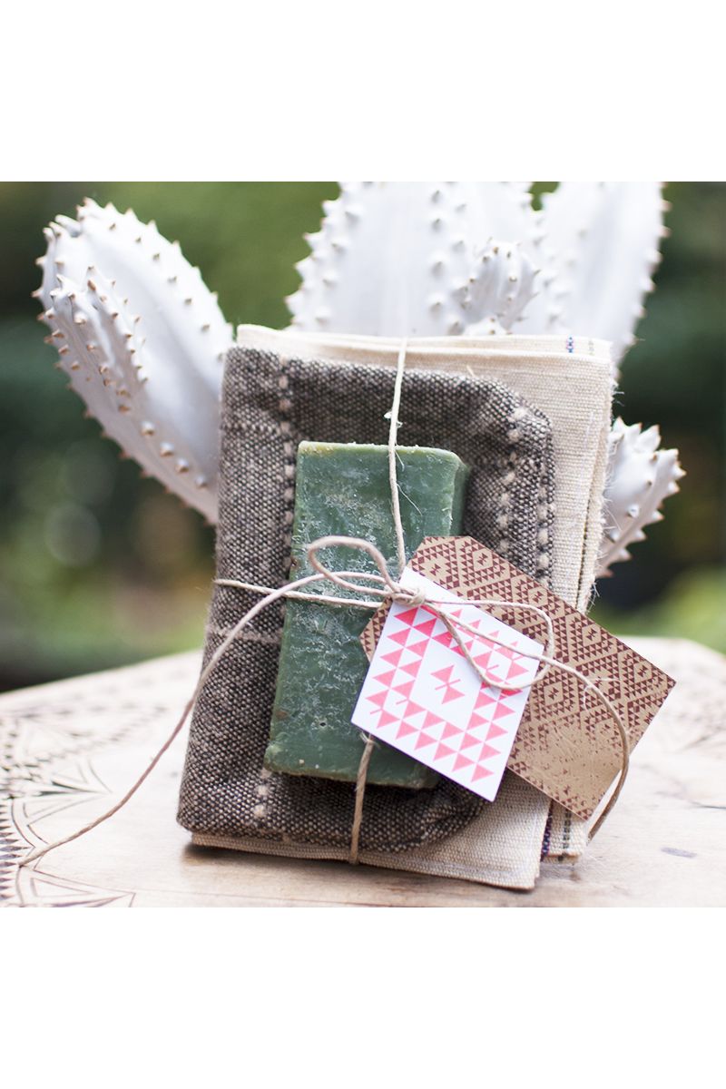 Lime & Green Tea Soap package