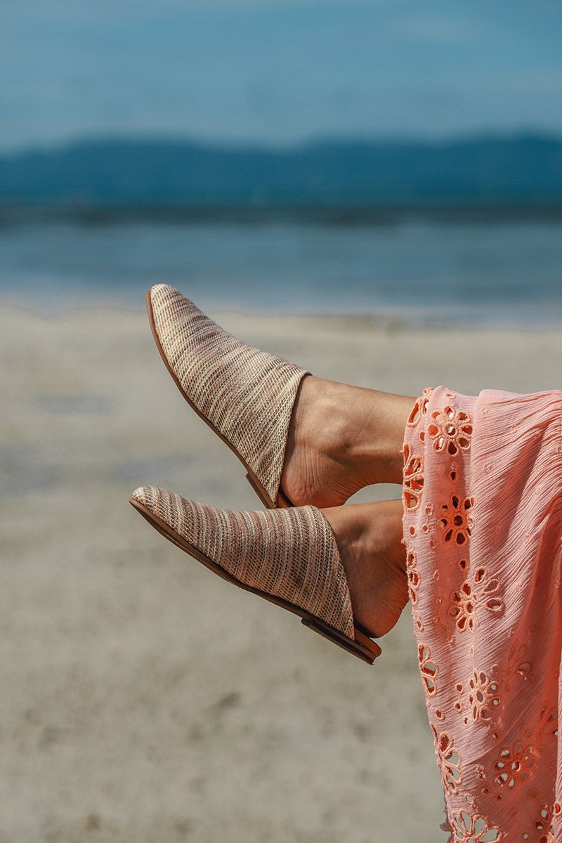 Babouche slip ons