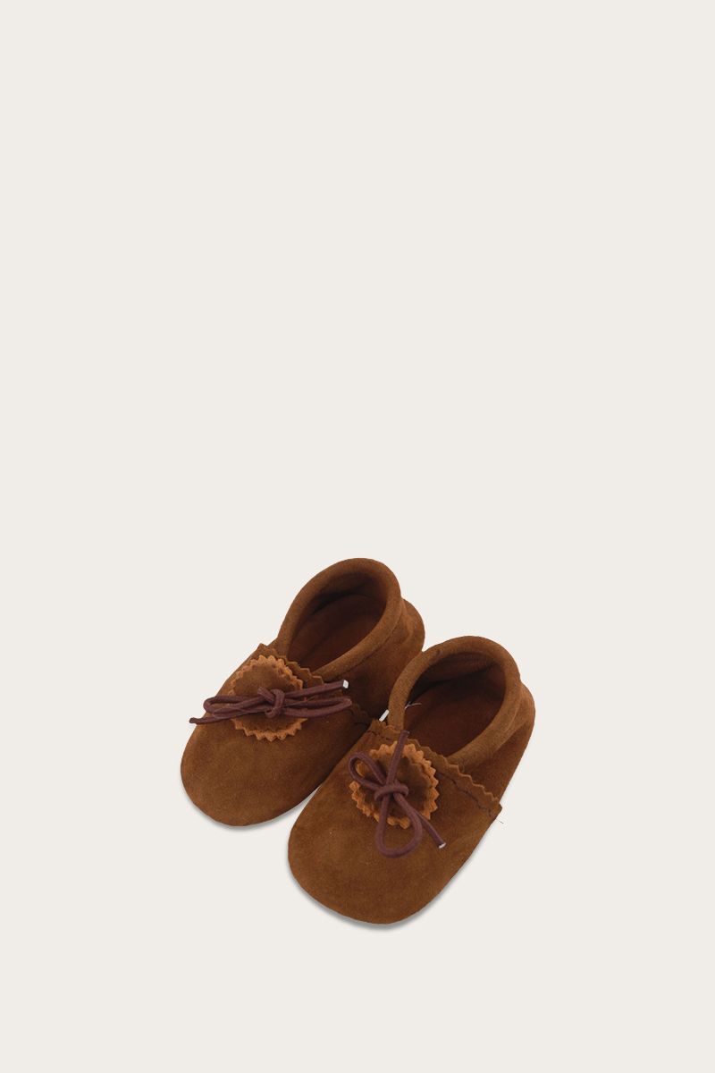 Brown baby mocassin