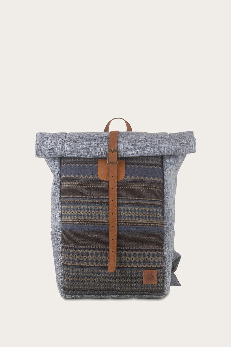 Roll top adjustable backpack Large