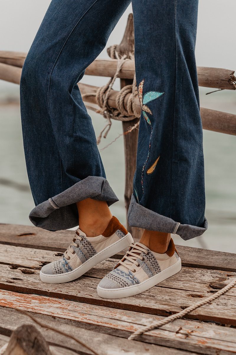 Denim sneaker Kindred Spirits diamond 
