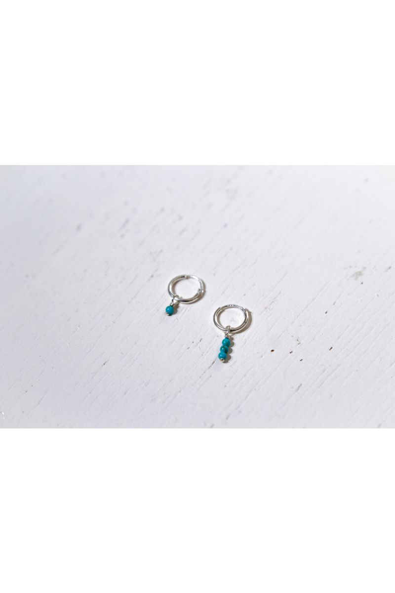 hoop earring set - silver