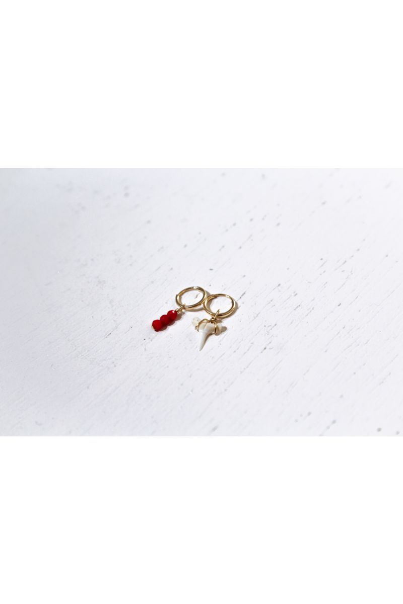 hoop earring set - gold