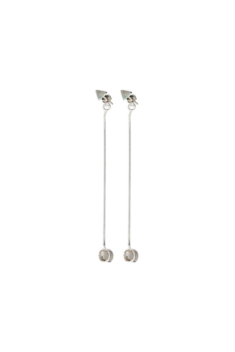 earrind still hangers - silver