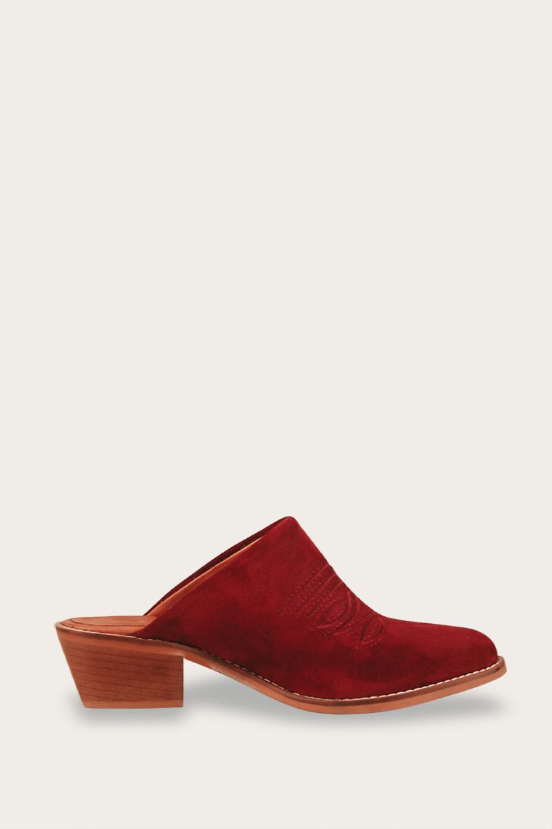 Embroidered Western Mule Catalina