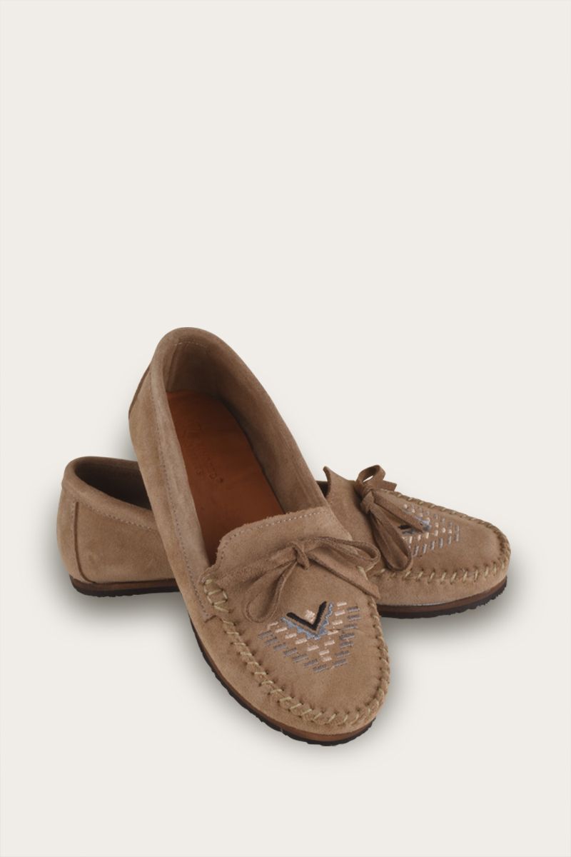 Embroidered moccasins hotsell