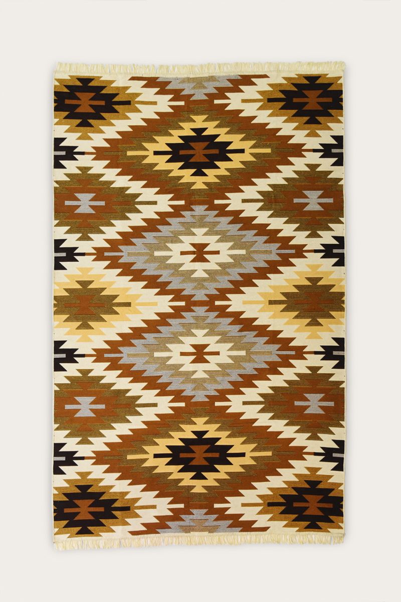 Kindreds reversible Kilim rug Diamond