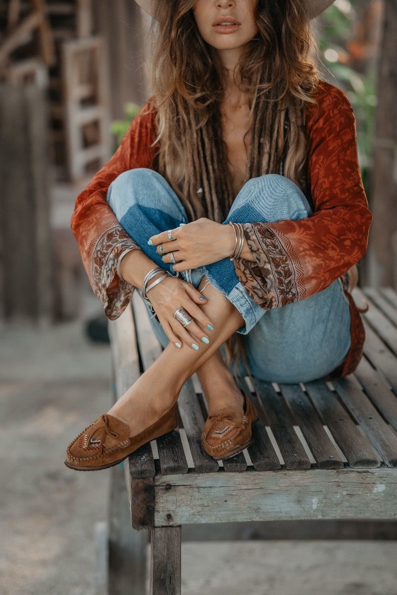 Boho moccasin boots online