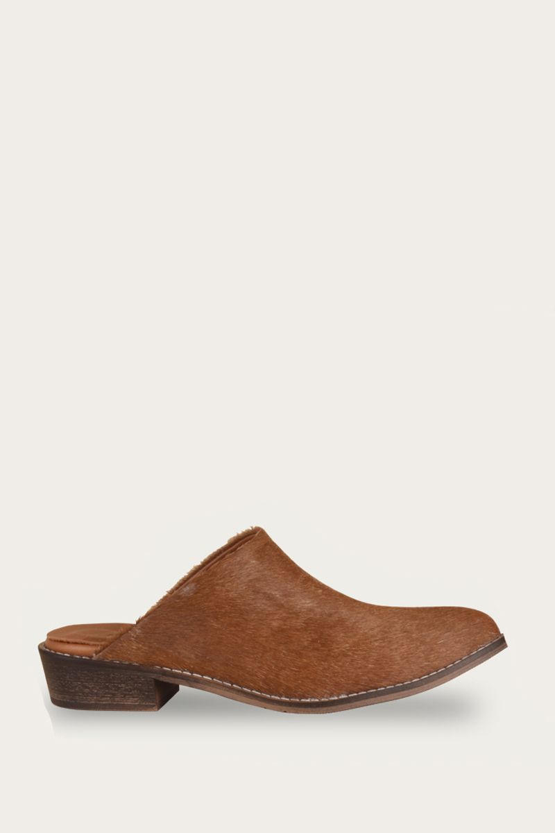 Cowhide mules online