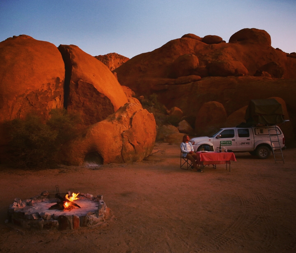 spitzkoppe campsite namibia