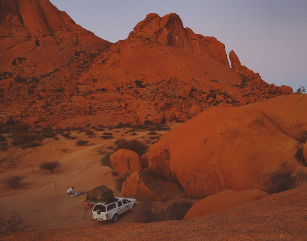 spitzkoppe campsite namibia