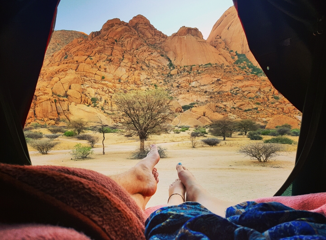 spitzkoppe campsite namibia