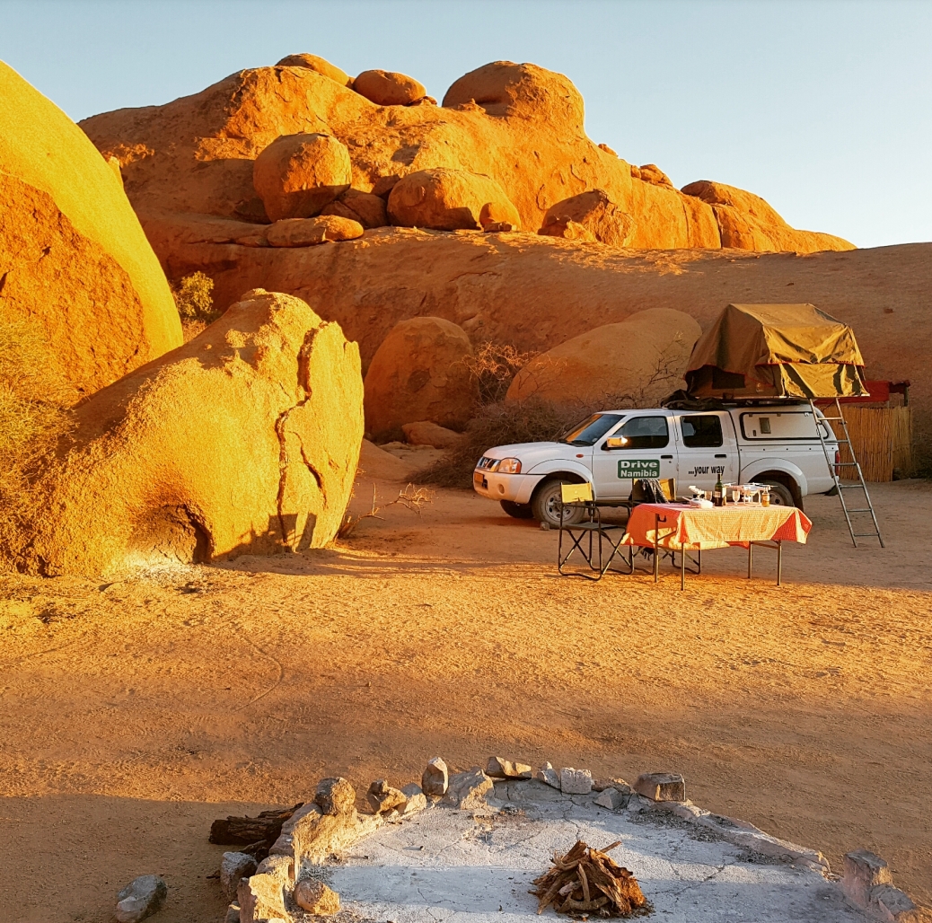 spitzkoppe campsite namibia