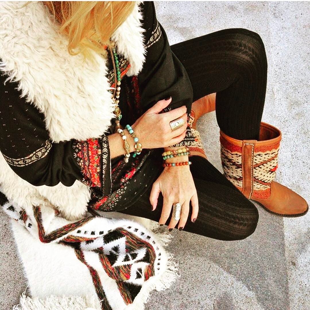 kilim boots